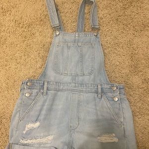H&M light denim Overalls